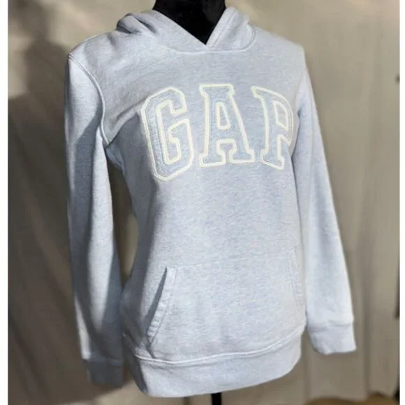 Light Blue GAP Hoodie, Small - Picture 3 of 5